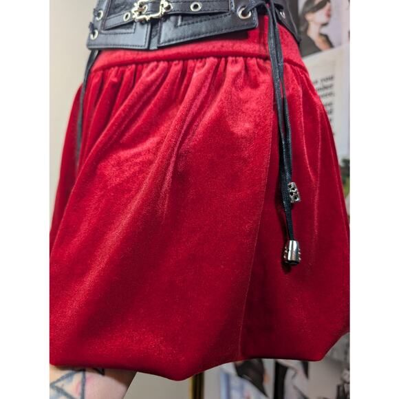 Art Class Velvet Bubble Skirt - Picture 3 of 6